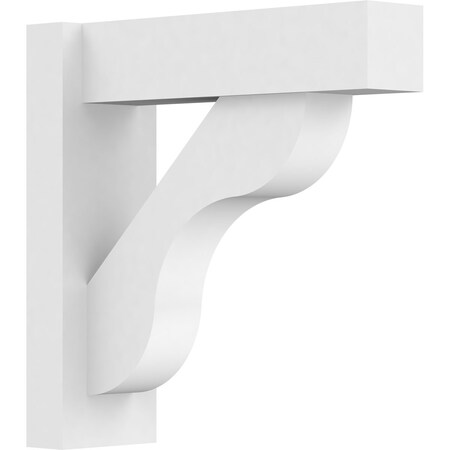 Ekena Millwork Carmel Architectural Grade PVC Outlooker with Block Ends, 5"W X 16"D X 16"H OUTP05X16X16CAR05